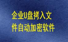 有哪些軟件能讓企業U盤拷入的文件自動加密？