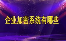 企業加密系統有哪些？